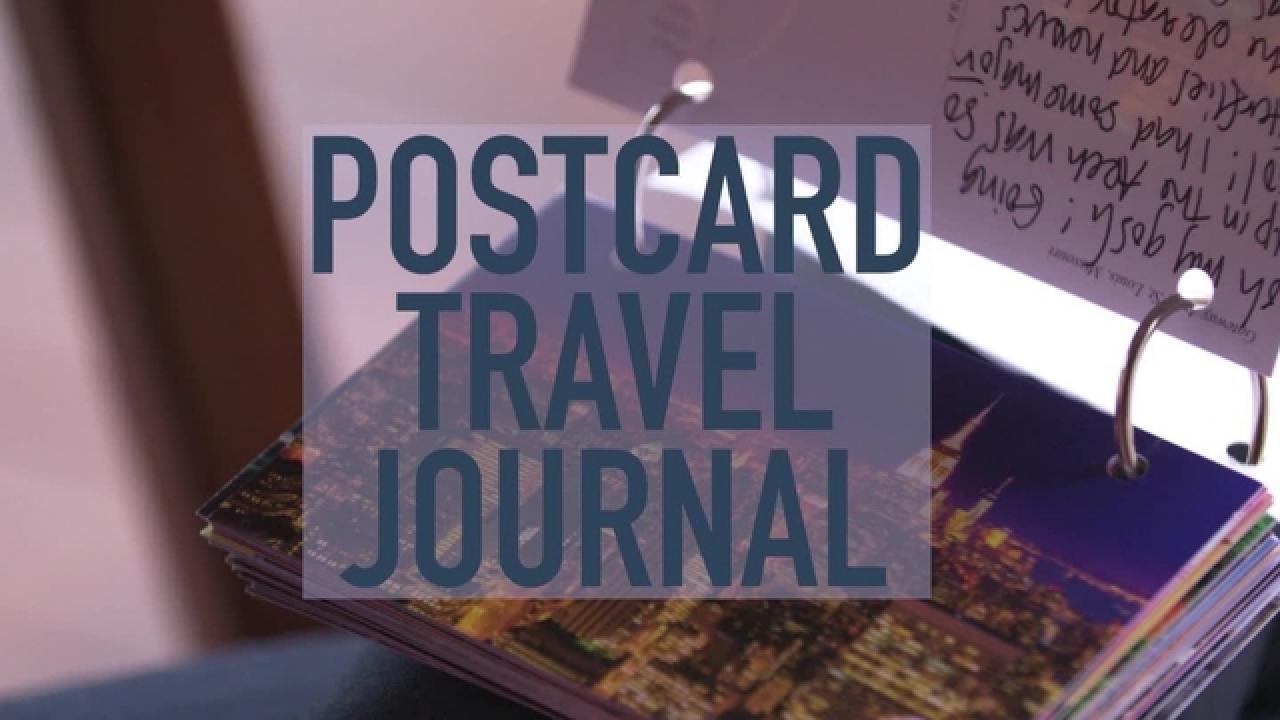 Postcard Travel Journal