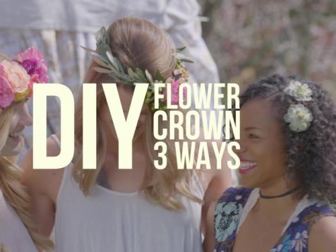 DIY Flower Crowns 3 Ways