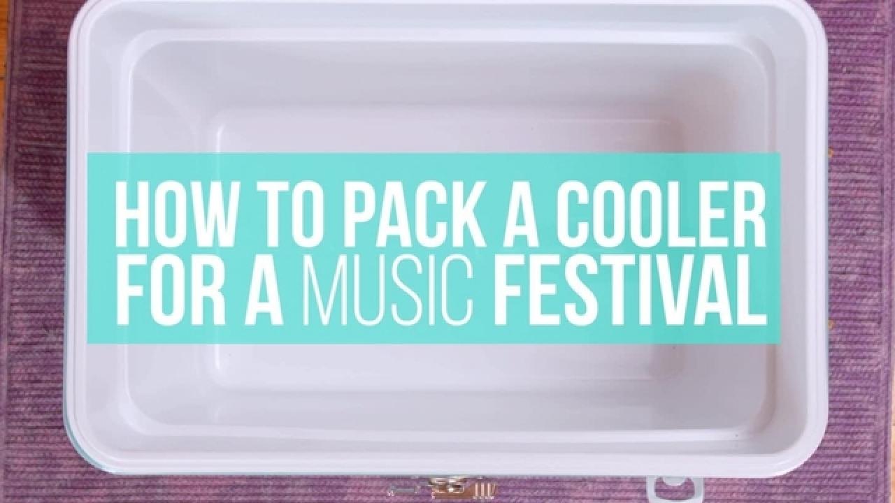 How to Pack a Cooler for a Summer Festival