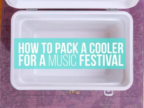 How to Pack a Cooler for a Summer Festival