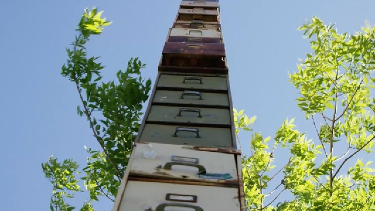 World's Tallest Filing Cabinet