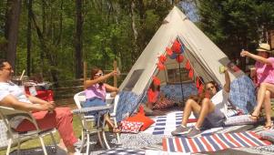 DIY Backyard Camping Party