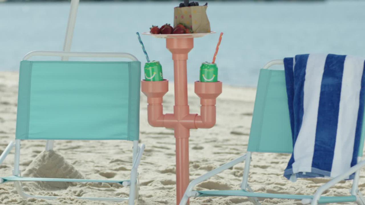 PVC Beach Cup Holder